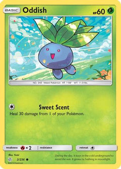 Oddish (2/236) [Sun & Moon: Cosmic Eclipse]-1