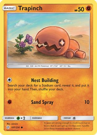 Trapinch (107/236) [Sun & Moon: Cosmic Eclipse]-1