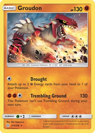 Groudon (113/236) [Sun & Moon: Cosmic Eclipse]-1