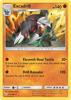 Excadrill (115/236) [Sun & Moon: Cosmic Eclipse]-1