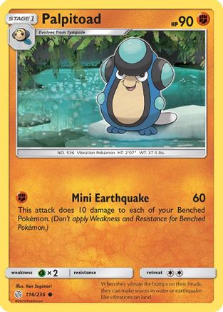 Palpitoad (116/236) [Sun & Moon: Cosmic Eclipse]-1