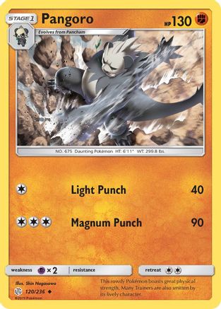 Pangoro (120/236) [Sun & Moon: Cosmic Eclipse]-1