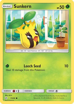 Sunkern (7/236) [Sun & Moon: Cosmic Eclipse]-1