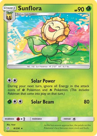 Sunflora (8/236) [Sun & Moon: Cosmic Eclipse]-1