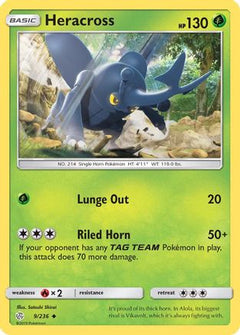 Heracross (9/236) [Sun & Moon: Cosmic Eclipse]-1