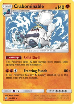 Crabominable (122/236) [Sun & Moon: Cosmic Eclipse]-1