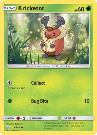 Kricketot (13/236) [Sun & Moon: Cosmic Eclipse]-1
