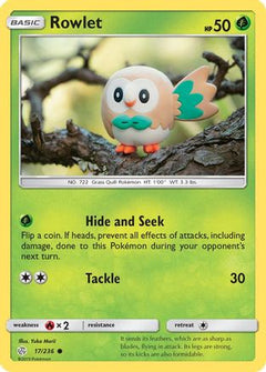 Rowlet (17/236) [Sun & Moon: Cosmic Eclipse]-1