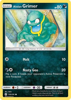 Alolan Grimer (130/236) [Sun & Moon: Cosmic Eclipse]-1