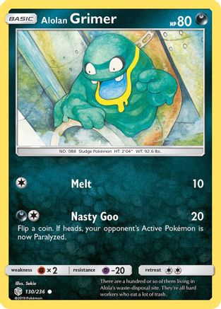 Alolan Grimer (130/236) [Sun & Moon: Cosmic Eclipse]-1
