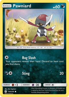 Pawniard (134/236) [Sun & Moon: Cosmic Eclipse]-1