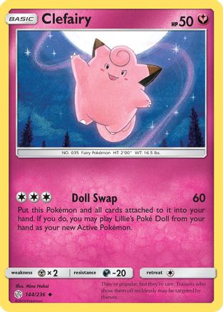 Clefairy (144/236) [Sun & Moon: Cosmic Eclipse]-1