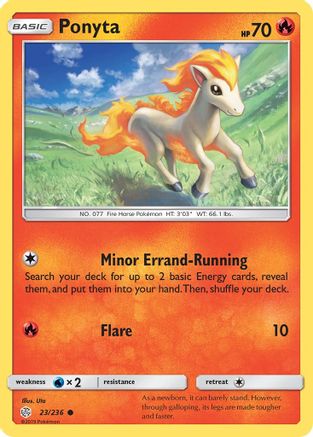 Ponyta (23/236) [Sun & Moon: Cosmic Eclipse]-1