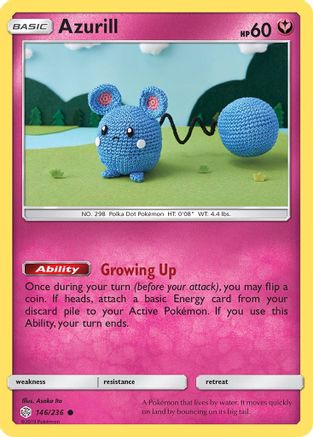 Azurill (146/236) [Sun & Moon: Cosmic Eclipse]-1