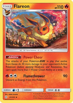 Flareon (25/236) [Sun & Moon: Cosmic Eclipse]-1