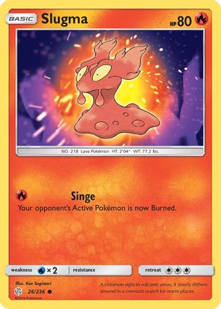 Slugma (26/236) [Sun & Moon: Cosmic Eclipse]-1