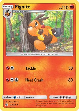 Pignite (32/236) [Sun & Moon: Cosmic Eclipse]-1