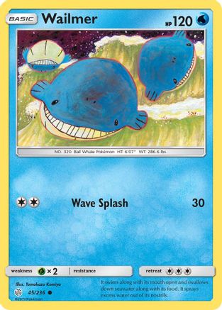 Wailmer (45/236) [Sun & Moon: Cosmic Eclipse]-1