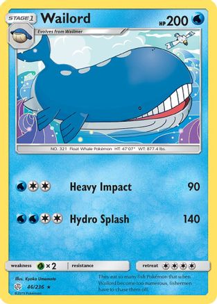 Wailord (46/236) [Sun & Moon: Cosmic Eclipse]-1