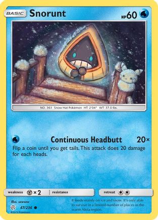 Snorunt (47/236) [Sun & Moon: Cosmic Eclipse]-1