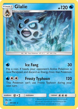Glalie (48/236) [Sun & Moon: Cosmic Eclipse]-1
