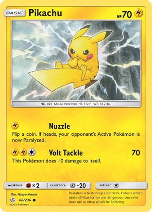 Pikachu (66/236) [Sun & Moon: Cosmic Eclipse]-1