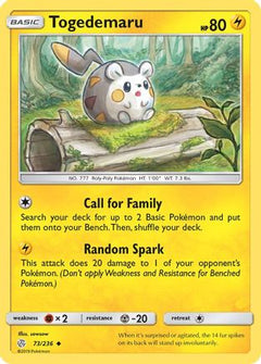 Togedemaru (73/236) [Sun & Moon: Cosmic Eclipse]-1