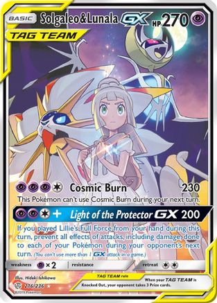 Solgaleo & Lunala GX (216/236) [Sun & Moon: Cosmic Eclipse]-1