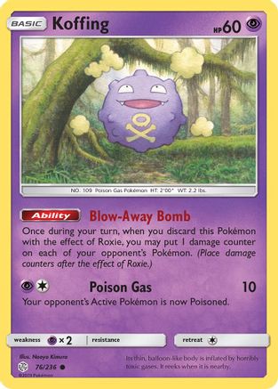 Koffing (76/236) [Sun & Moon: Cosmic Eclipse]-1
