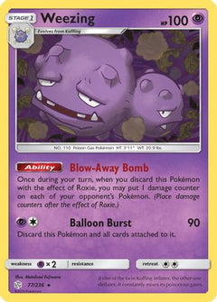 Weezing (77/236) [Sun & Moon: Cosmic Eclipse]-1