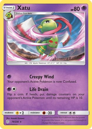 Xatu (79/236) [Sun & Moon: Cosmic Eclipse]-1