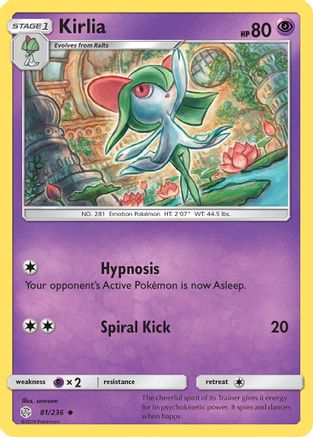 Kirlia (81/236) [Sun & Moon: Cosmic Eclipse]-1