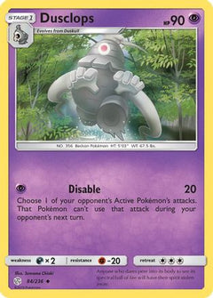 Dusclops (84/236) [Sun & Moon: Cosmic Eclipse]-1