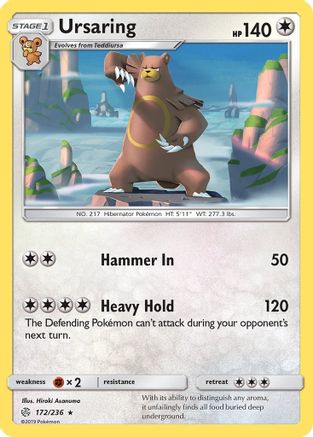 Ursaring (172/236) [Sun & Moon: Cosmic Eclipse]-1