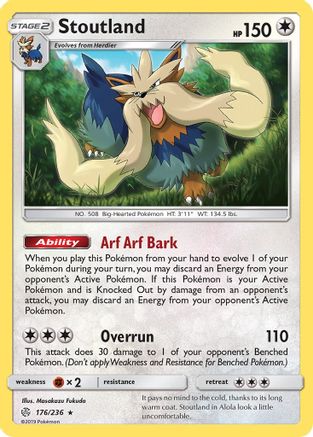 Stoutland (176/236) [Sun & Moon: Cosmic Eclipse]-1