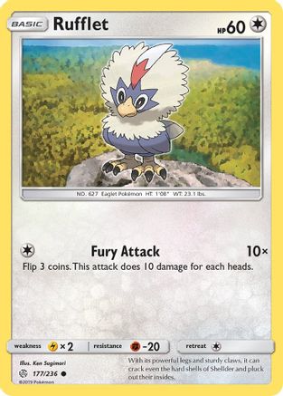 Rufflet (177/236) [Sun & Moon: Cosmic Eclipse]-1