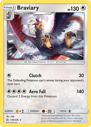 Braviary (178/236) [Sun & Moon: Cosmic Eclipse]-1