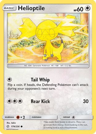 Helioptile (179/236) [Sun & Moon: Cosmic Eclipse]-1