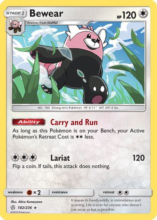 Bewear (182/236) [Sun & Moon: Cosmic Eclipse]-1