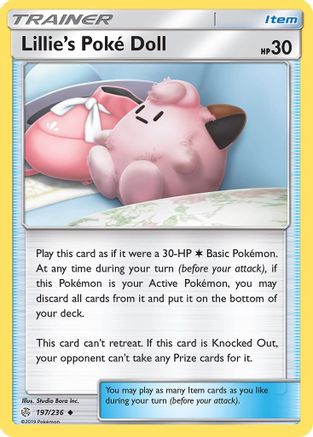 Lillie's Poke Doll (197/236) [Sun & Moon: Cosmic Eclipse]-1
