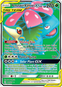 Venusaur & Snivy GX (210/236) [Sun & Moon: Cosmic Eclipse]-1