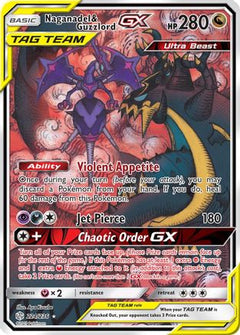 Naganadel & Guzzlord GX (224/236) [Sun & Moon: Cosmic Eclipse]-1