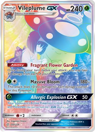 Vileplume GX (250/236) [Sun & Moon: Cosmic Eclipse]-1