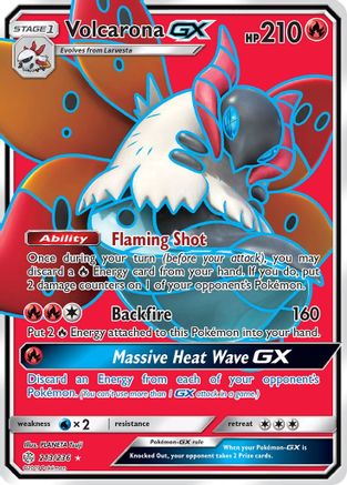 Volcarona GX (213/236) [Sun & Moon: Cosmic Eclipse]-1