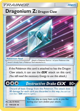 Dragonium Z: Dragon Claw (190/236) [Sun & Moon: Cosmic Eclipse]-1