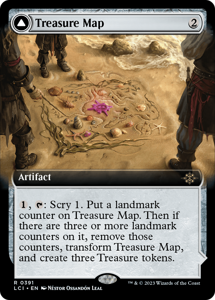 Treasure Map (Extended Art) (LCI-391) - The Lost Caverns of Ixalan: (Extended Art)-1