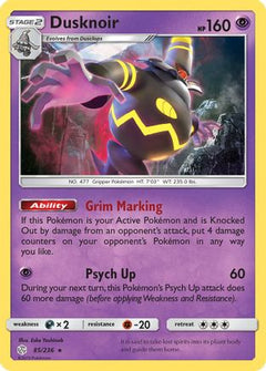 Dusknoir (85/236) [Sun & Moon: Cosmic Eclipse]-1