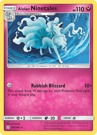 Alolan Ninetales (145/236) [Sun & Moon: Cosmic Eclipse]-1