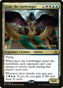 Azor, the Lawbringer [Rivals of Ixalan Prerelease Promos]-1