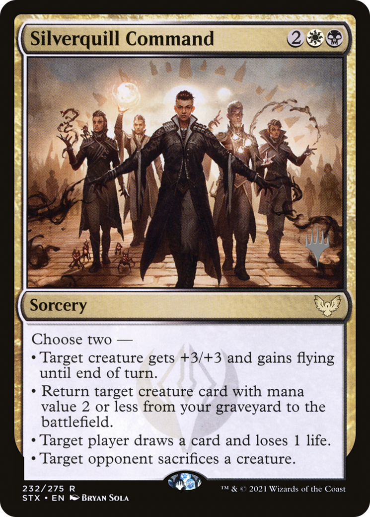 Silverquill Command (Promo Pack) [Strixhaven: School of Mages Promos]-1